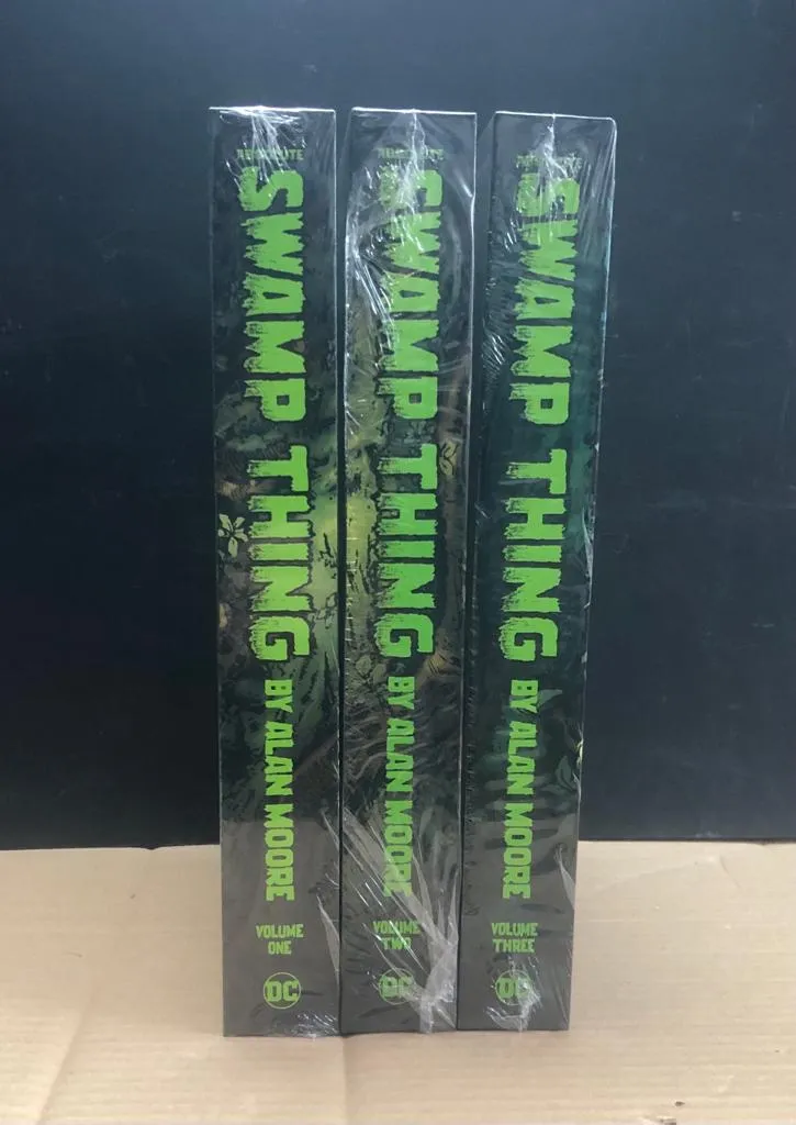 Absolute Swamp Thing by Alan Moore Vol 1, 2, 3 HC Bundle