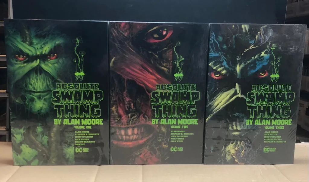 Absolute Swamp Thing by Alan Moore Vol 1, 2, 3 HC Bundle