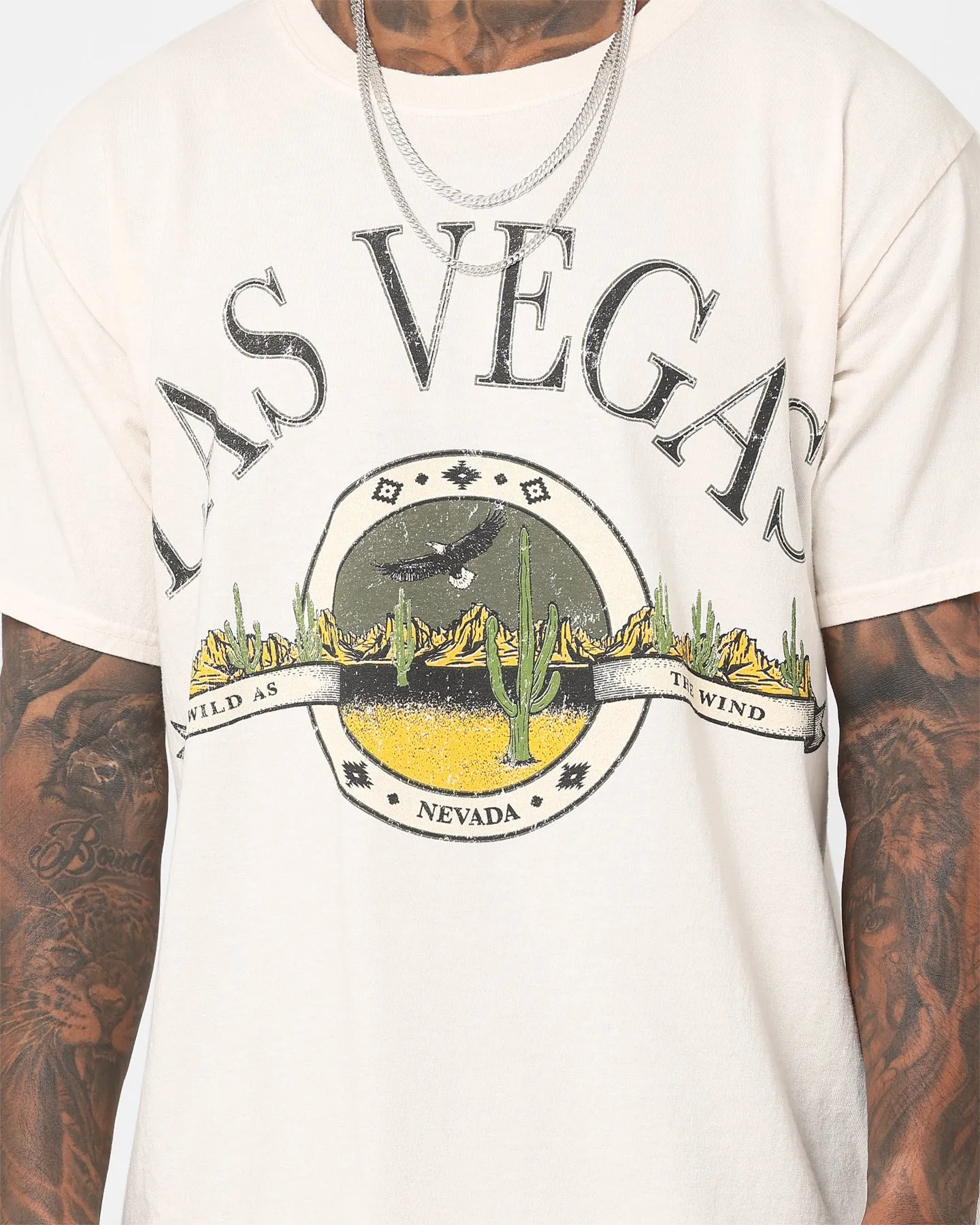 American Thrift Wild As The Wind Vintage T-Shirt Off White
