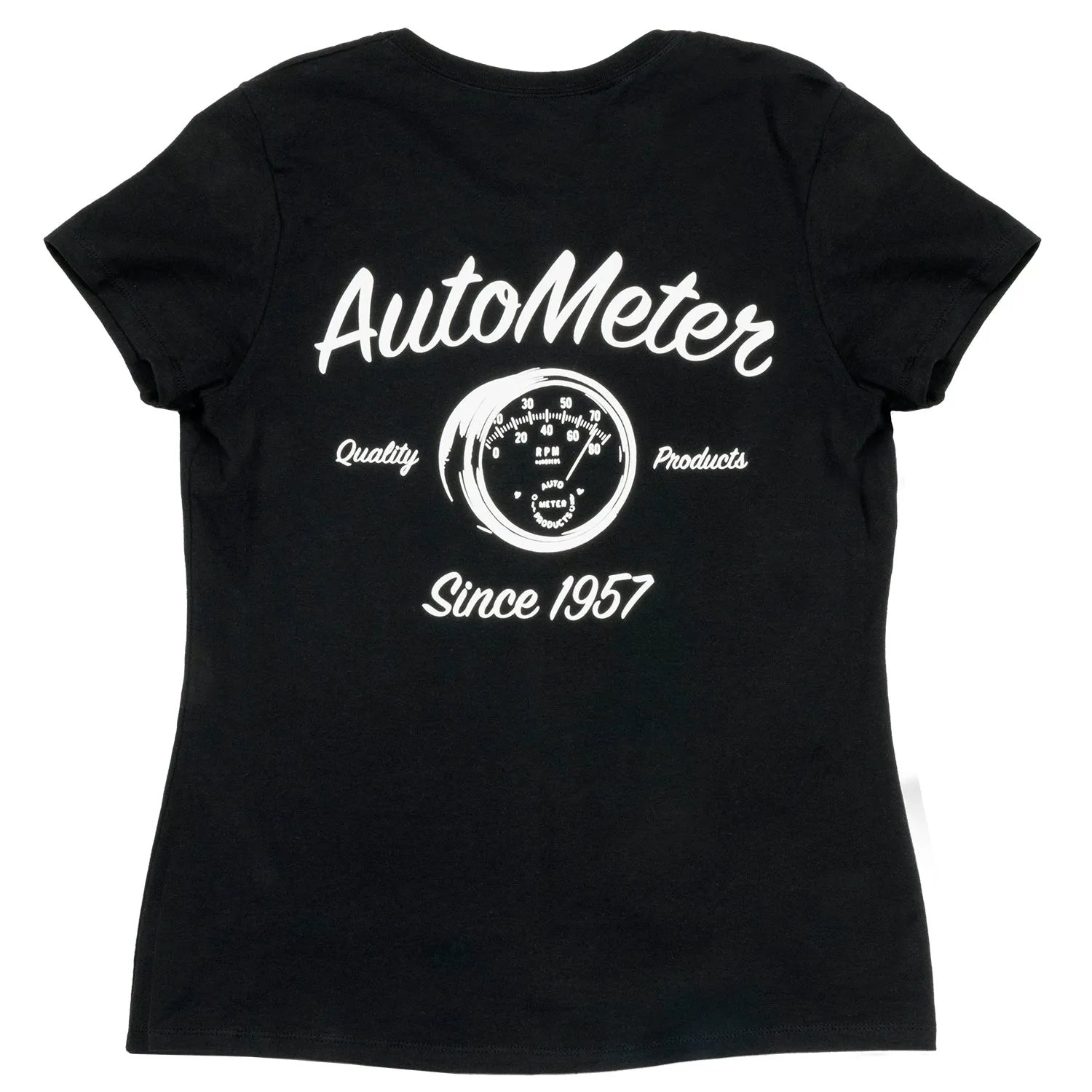 AutoMeter 0423WXL T-SHIRT; WOMEN S XLARGE; BLACK; VINTAGE