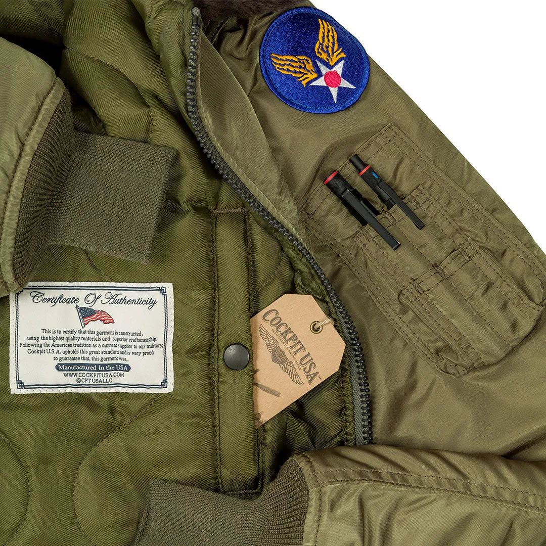 B-15 Nylon Bomber Jacket Z2213