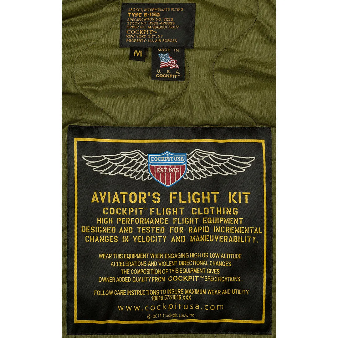 B-15 Nylon Bomber Jacket Z2213