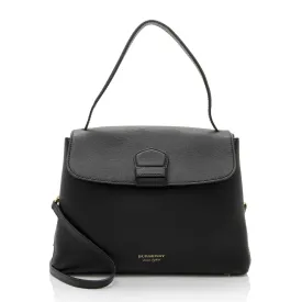 Burberry Calfskin House Check Camberley Medium Satchel (SHF-gaZERz)