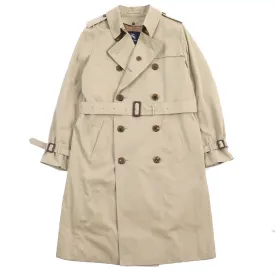 Burberry Cotton Trench Coat Beige 46