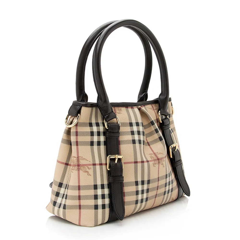 Burberry Haymarket Check Northfield Satchel (SHF-21398)