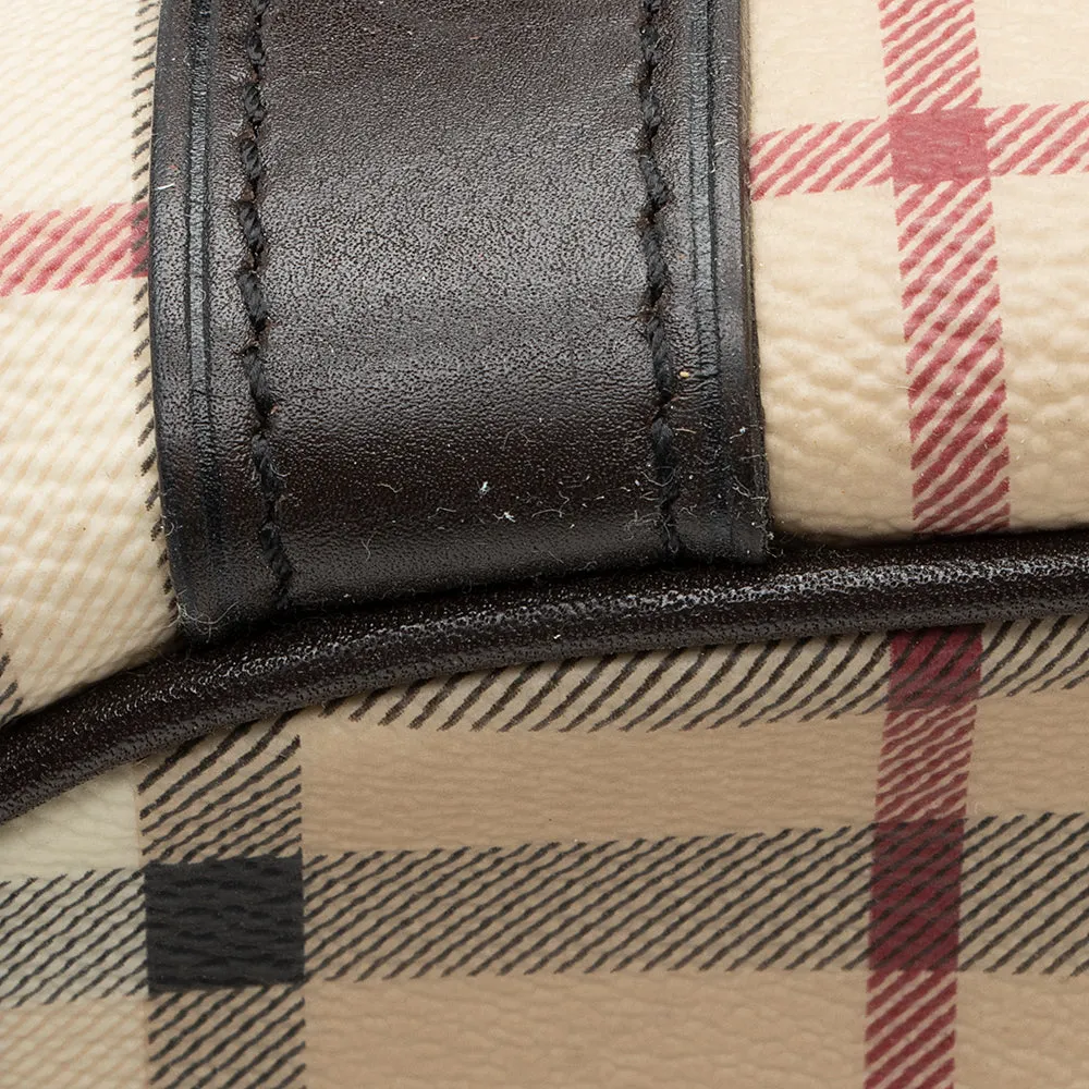 Burberry Haymarket Check Northfield Satchel (SHF-21398)