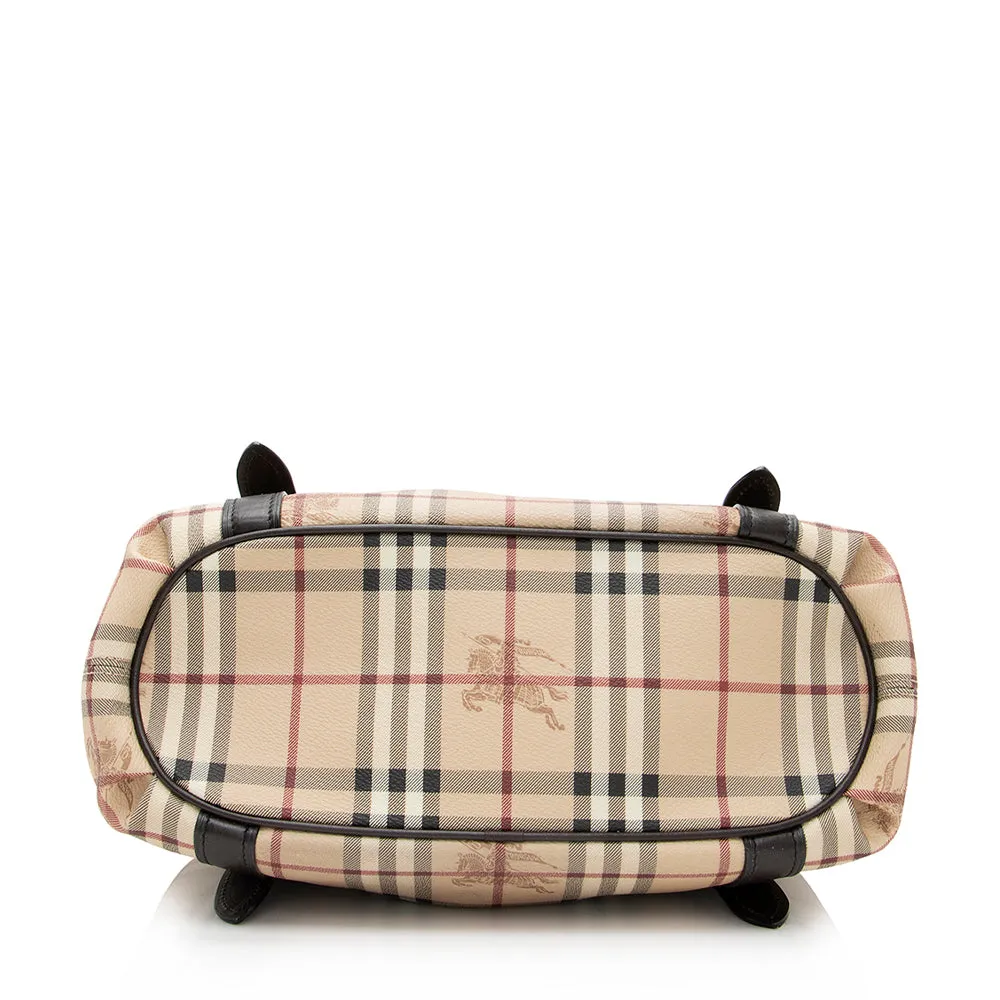 Burberry Haymarket Check Northfield Satchel (SHF-21398)