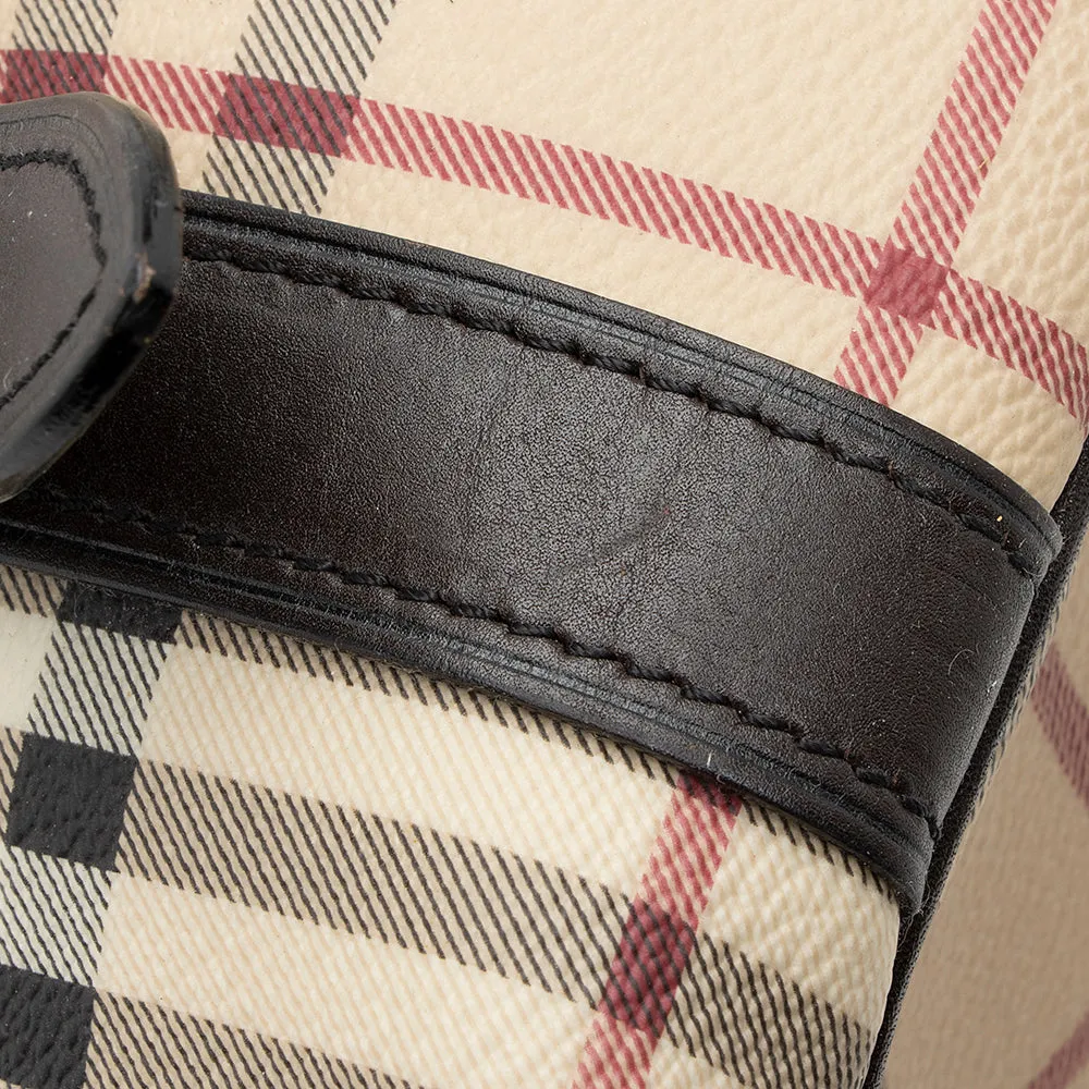 Burberry Haymarket Check Northfield Satchel (SHF-21398)