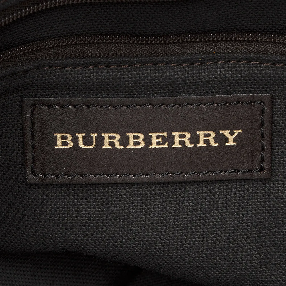 Burberry Haymarket Check Northfield Satchel (SHF-21398)