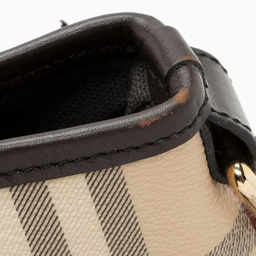 Burberry Haymarket Check Northfield Satchel (SHF-21398)