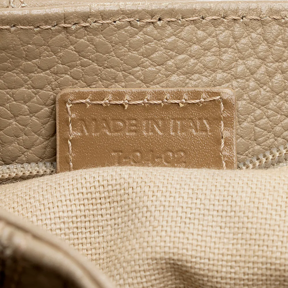 Burberry Leather Horn Toggle Tote (SHF-20525)