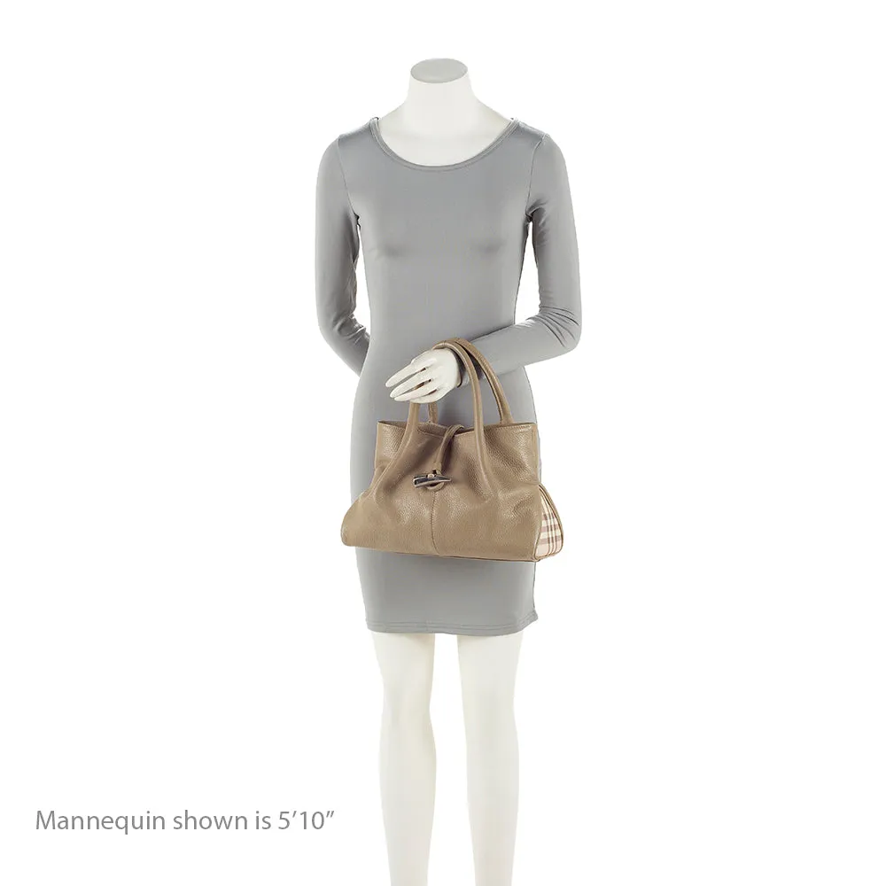 Burberry Leather Horn Toggle Tote (SHF-20525)
