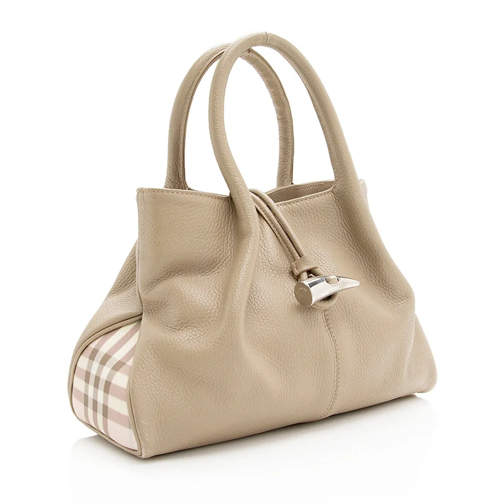 Burberry Leather Horn Toggle Tote (SHF-20525)