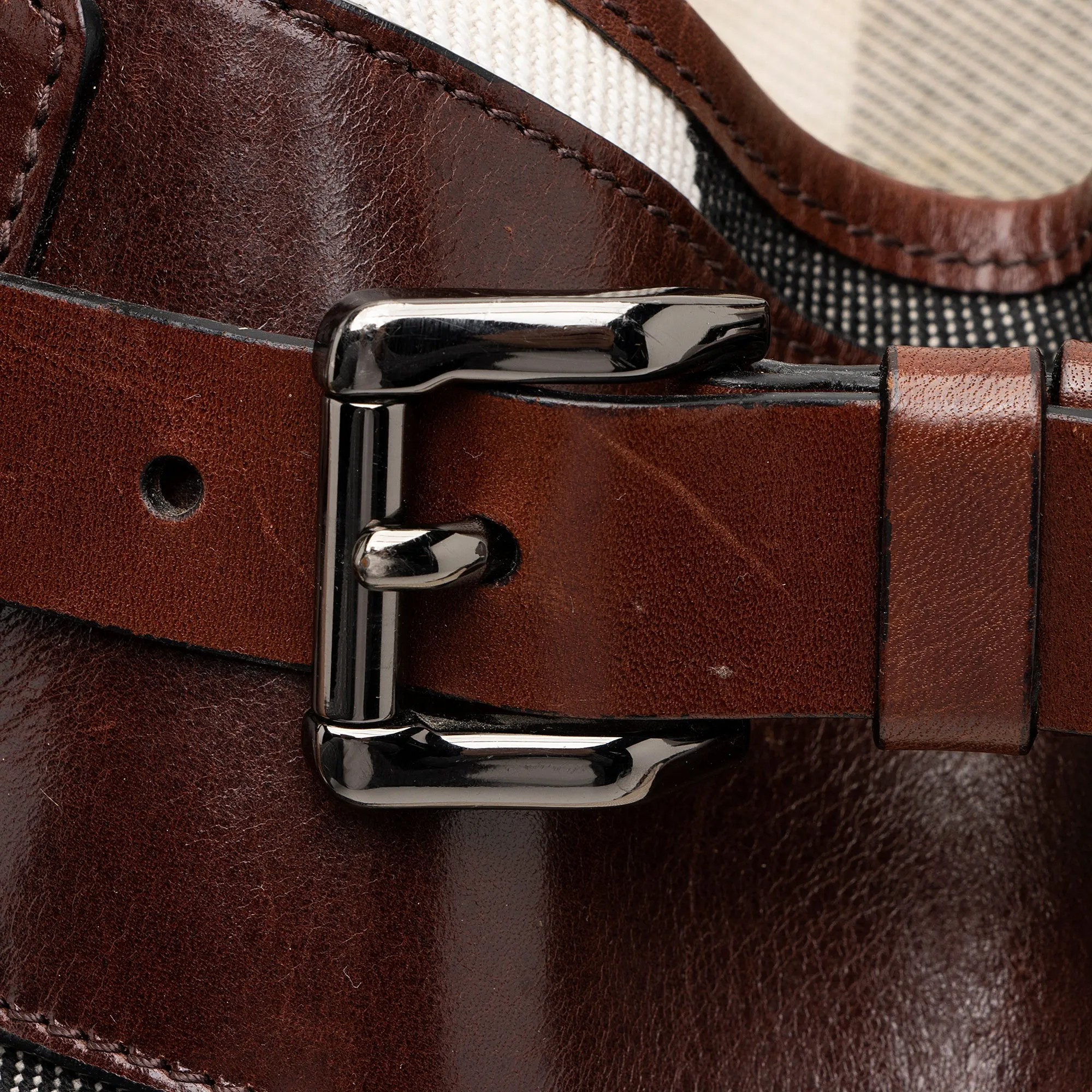 Burberry Mega Check Shoulder Bag (SHF-23563)