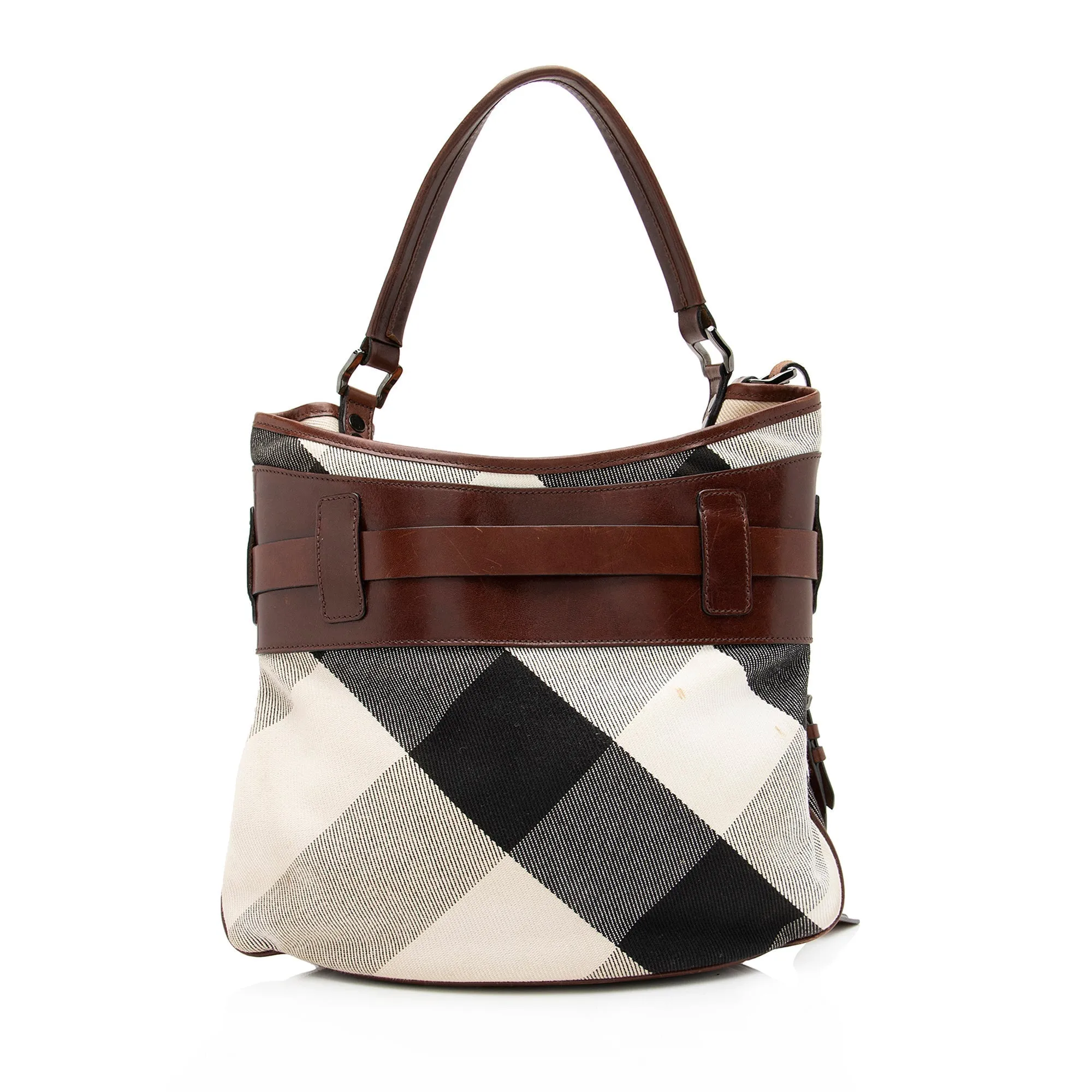 Burberry Mega Check Shoulder Bag (SHF-23563)