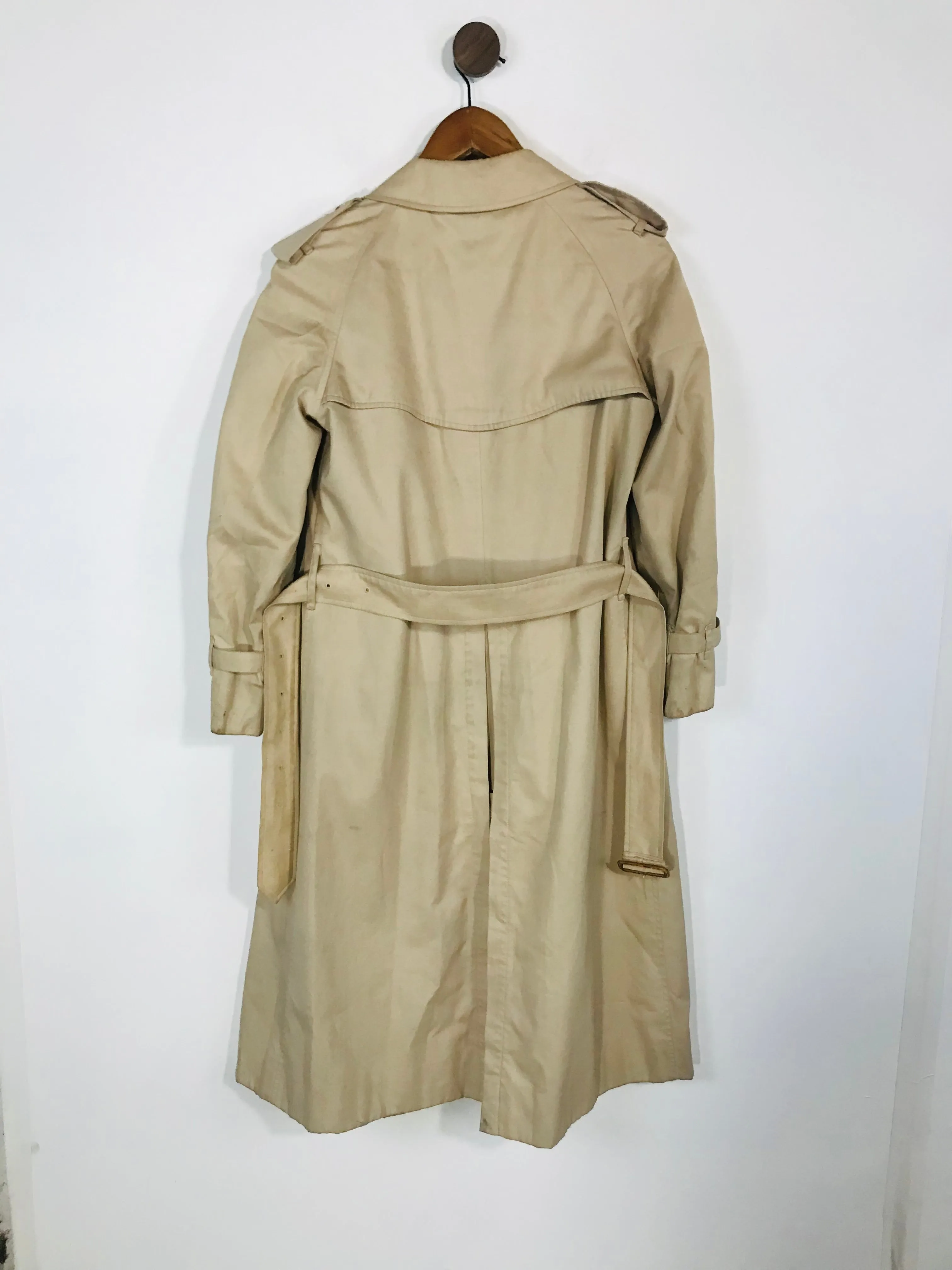 Burberry Women's Check Vintage Trench Coat | UK8-10 | Beige