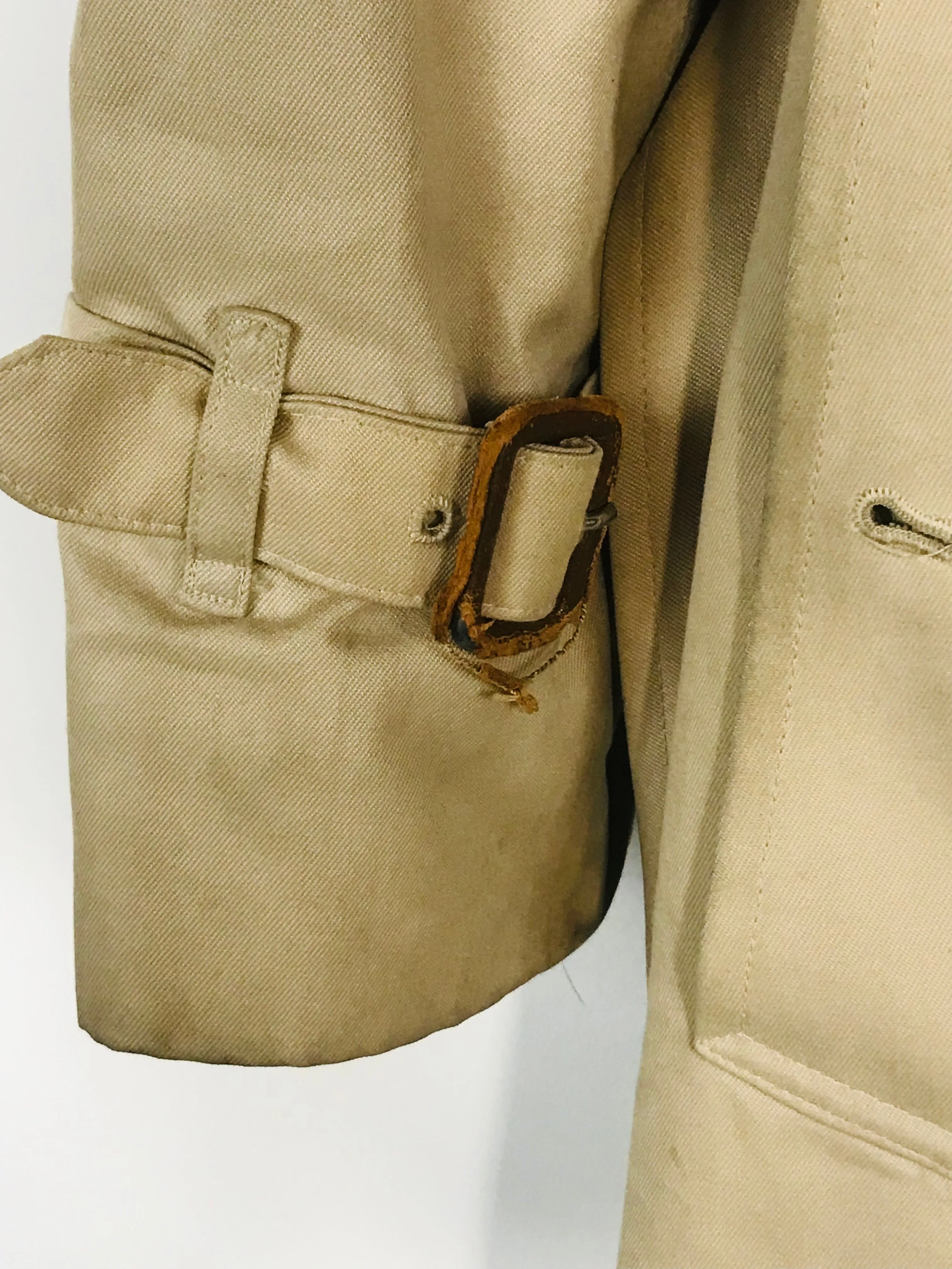 Burberry Women's Check Vintage Trench Coat | UK8-10 | Beige