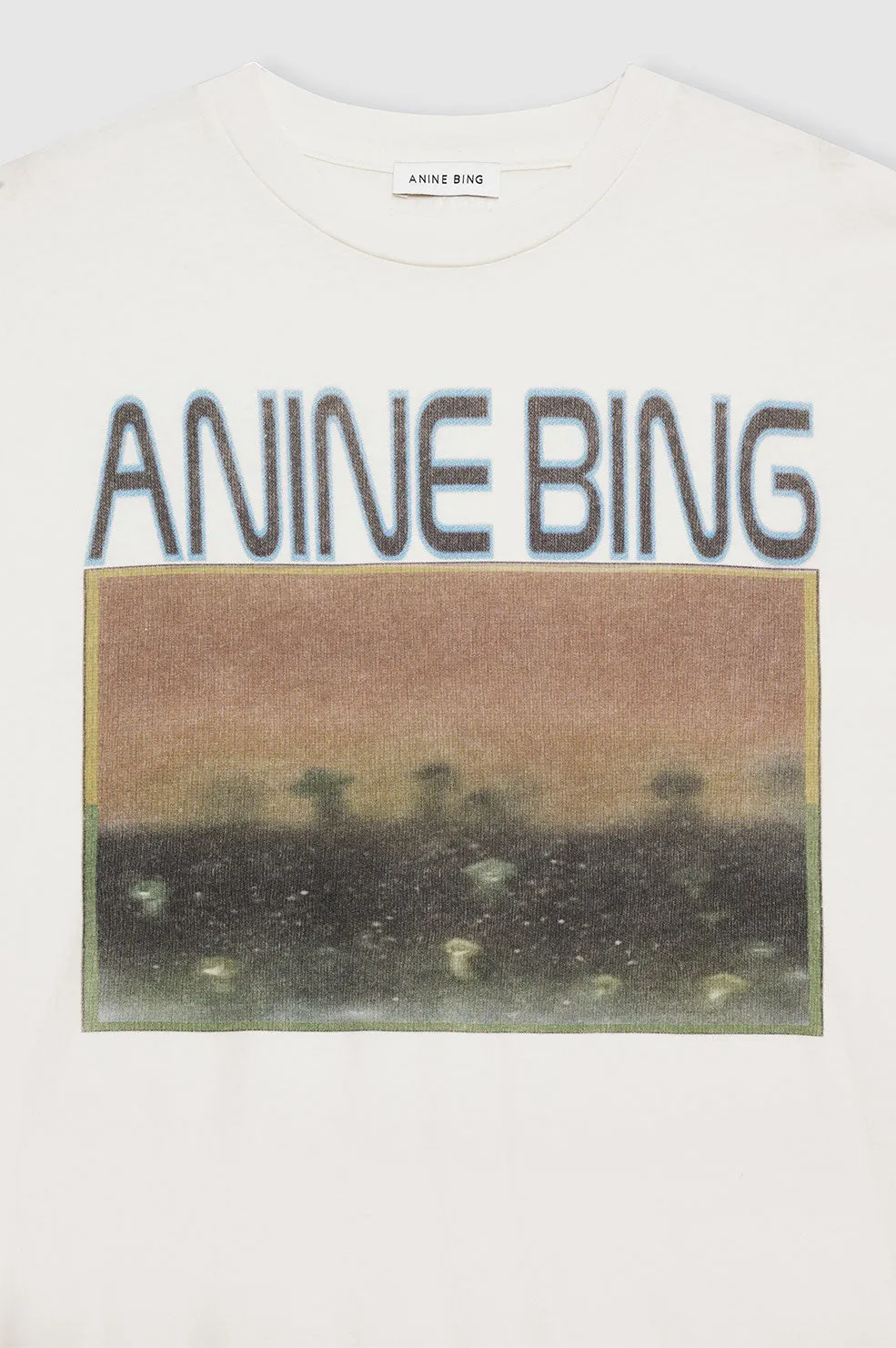 Cade Tee Mushrooms - Off White