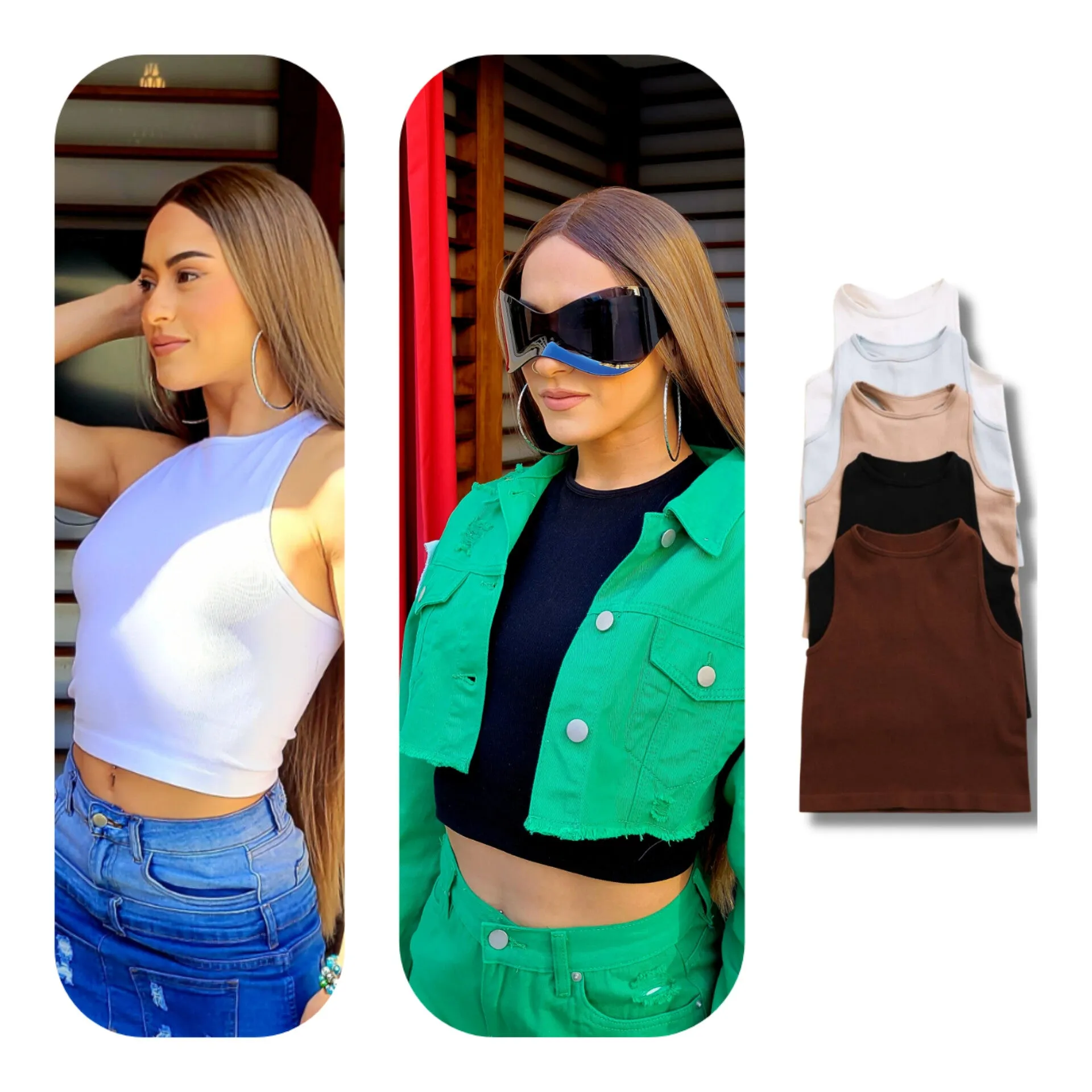 Casual Chic Ribbed Crop Top