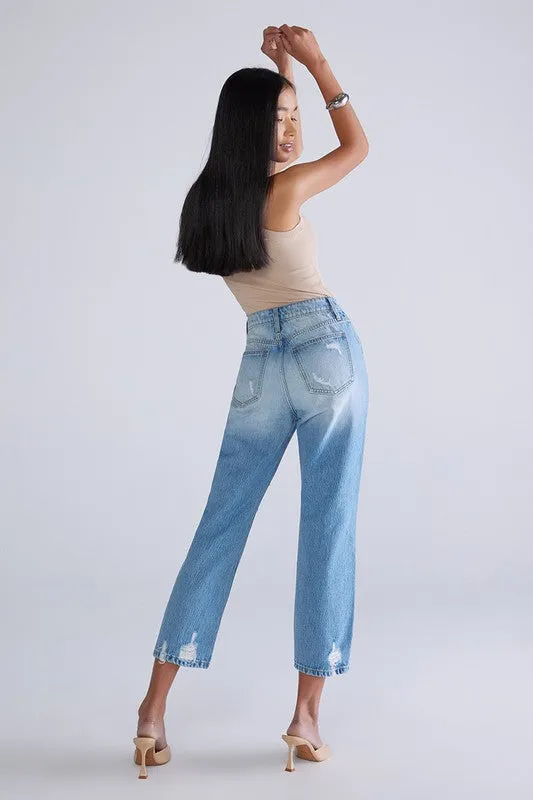 CEROS Super High Rise Mom Jeans