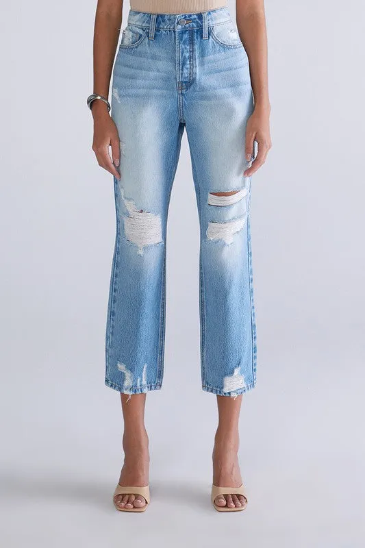 CEROS Super High Rise Mom Jeans