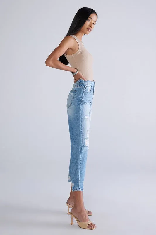 CEROS Super High Rise Mom Jeans