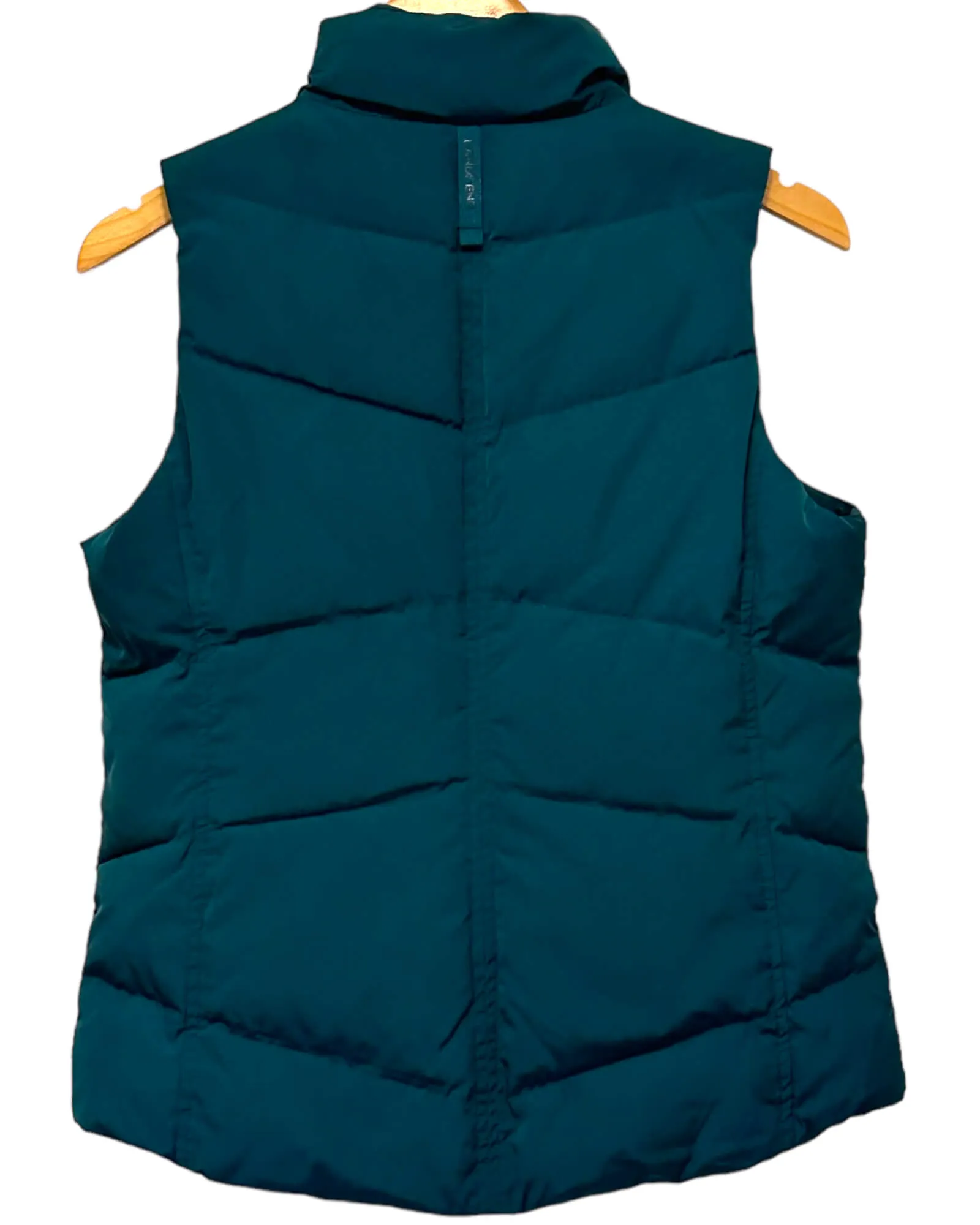 Dark Autumn Jasper Green Down Puffer Vest