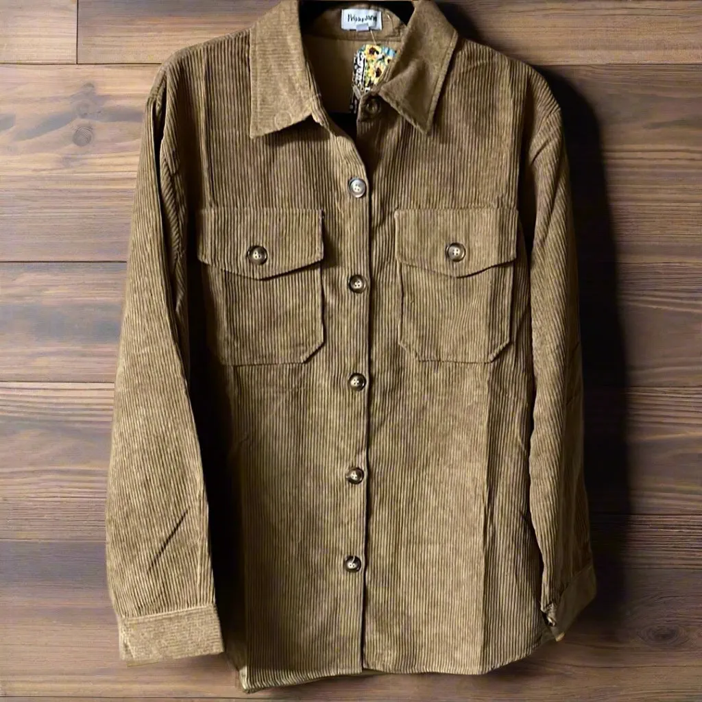 Dreams Corduroy Shacket