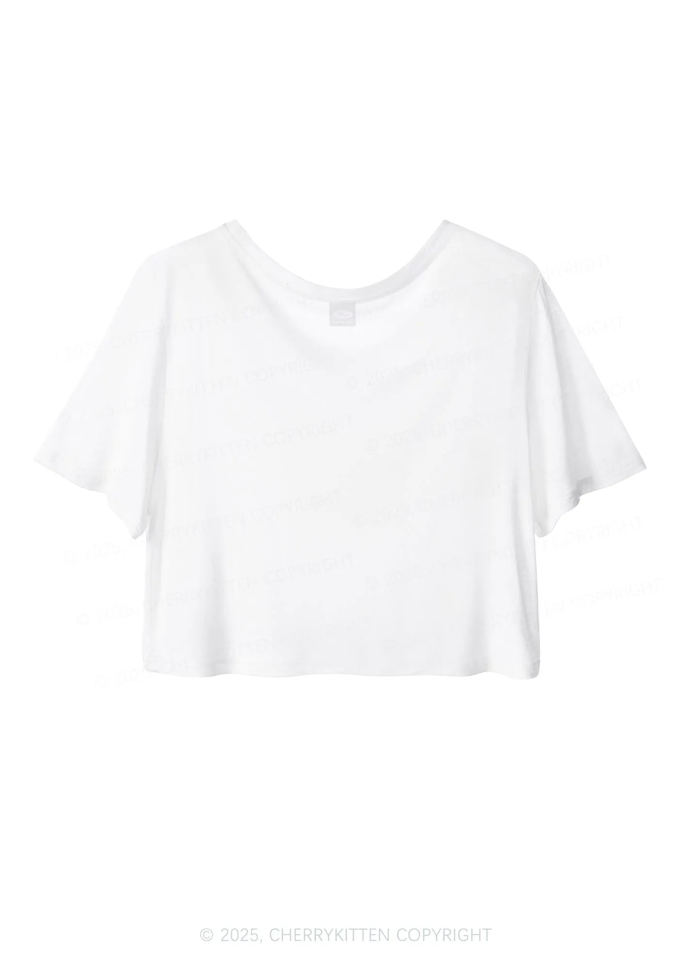 Femme Pride Y2K Sheer Crop Tee Cherrykitten