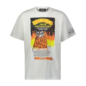 FIRECRACKER VINTAGE TEE OFF WHITE