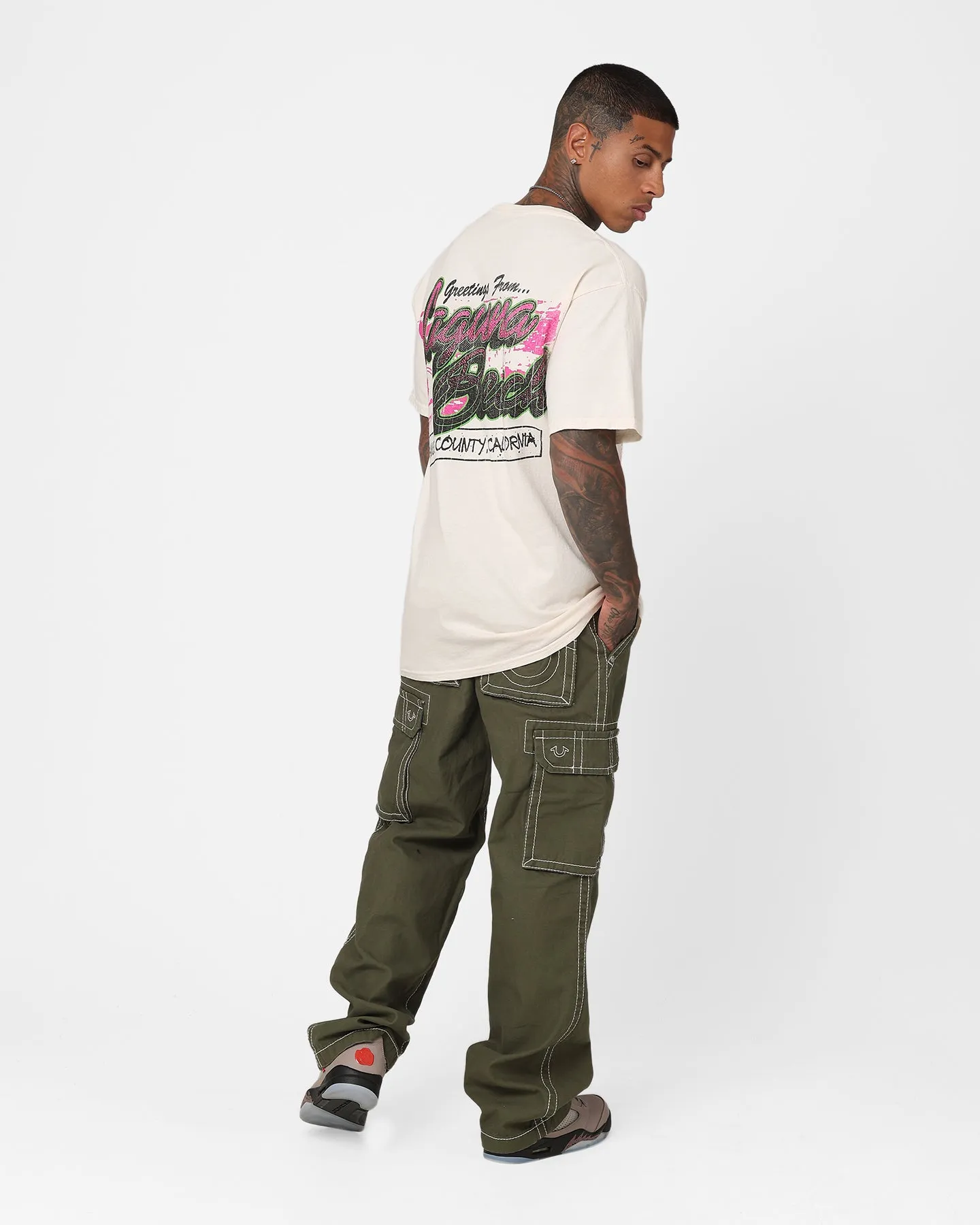 Goat Crew Laguna Beach T-Shirt Off White