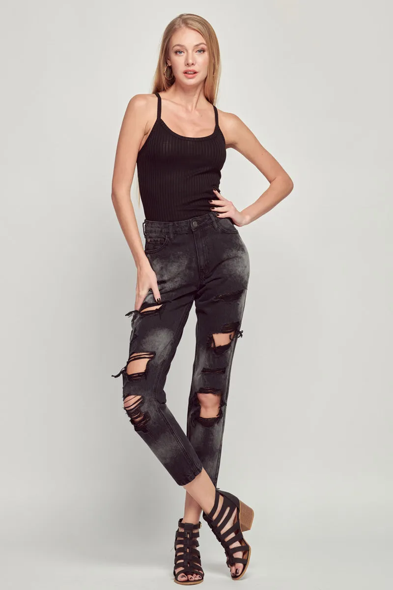 Kylie High Rise Mom Jeans