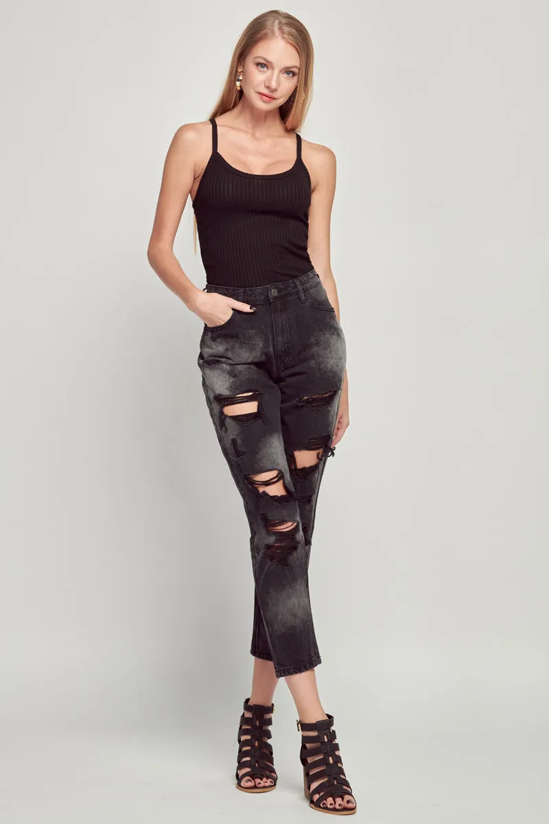 Kylie High Rise Mom Jeans