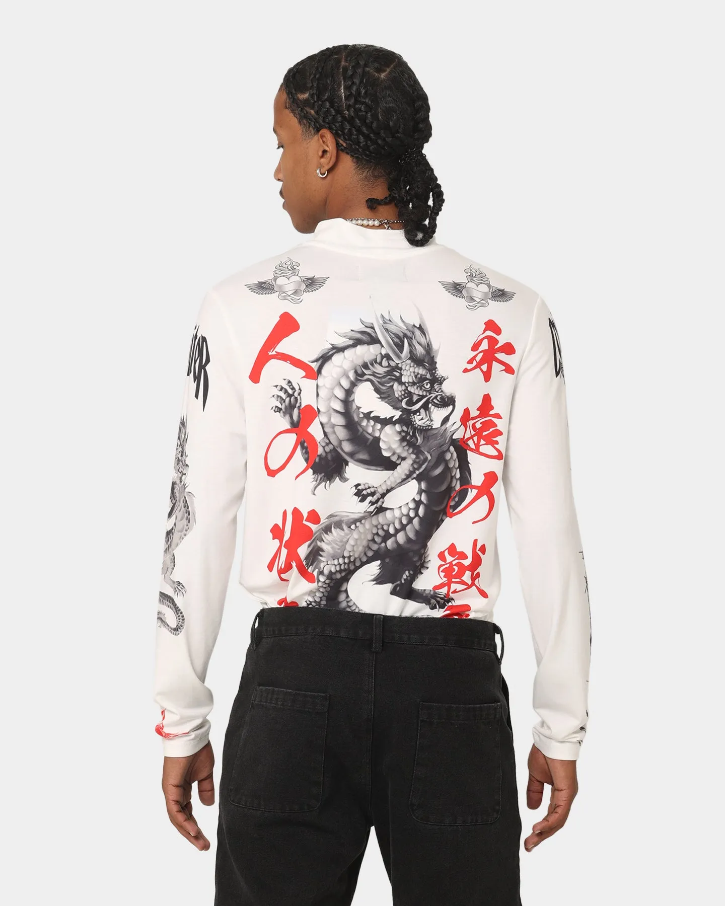 Loiter Drago Long Sleeve T-Shirt Off White