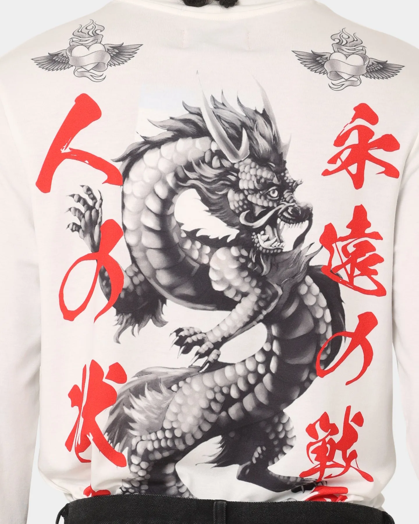 Loiter Drago Long Sleeve T-Shirt Off White