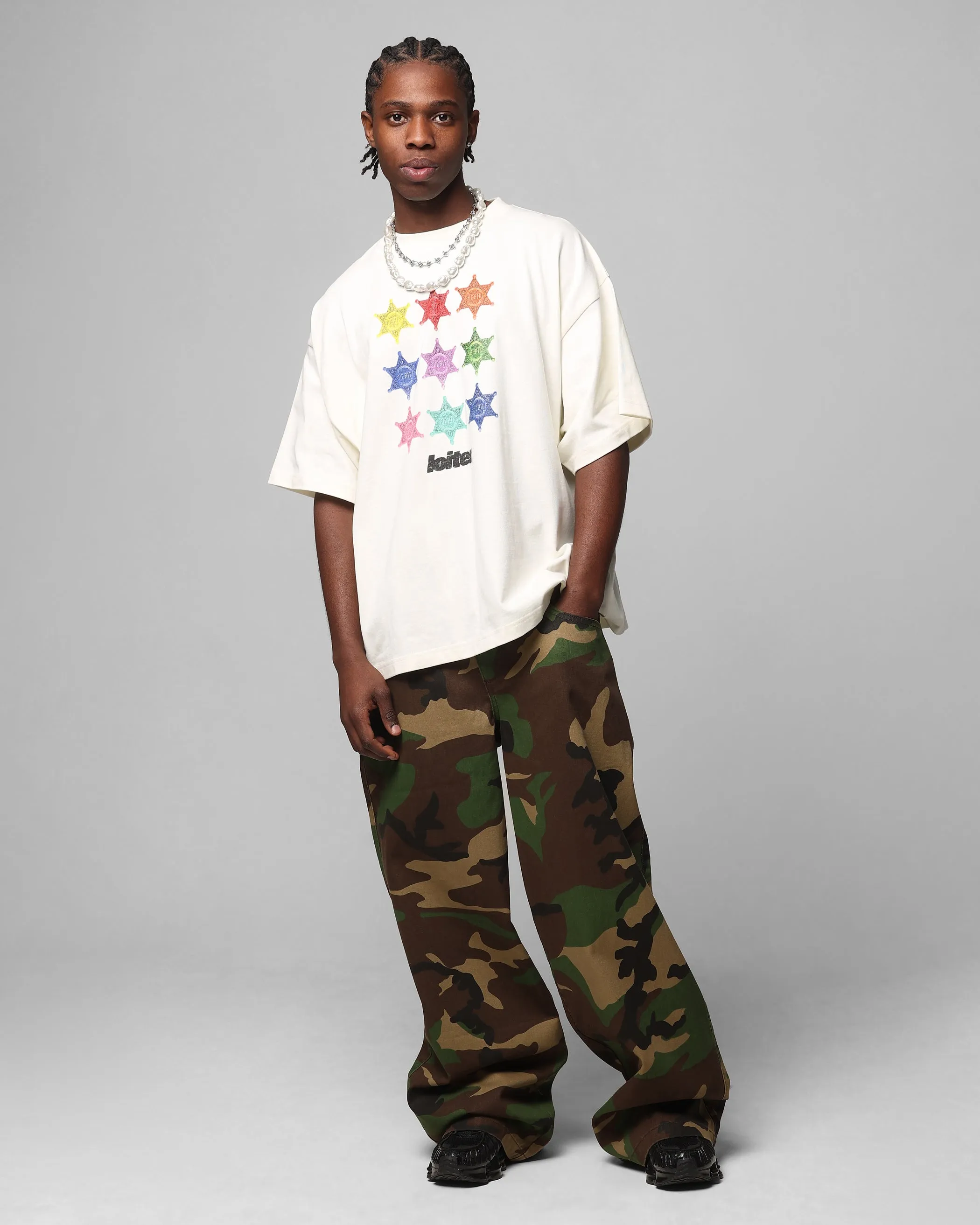 Loiter Sherif Vintage T-Shirt Off White