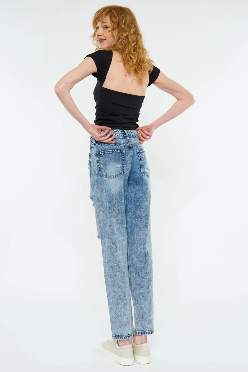 Lucky High Rise Mom Jeans