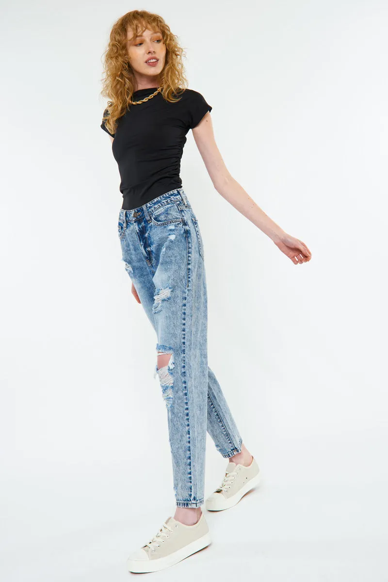 Lucky High Rise Mom Jeans