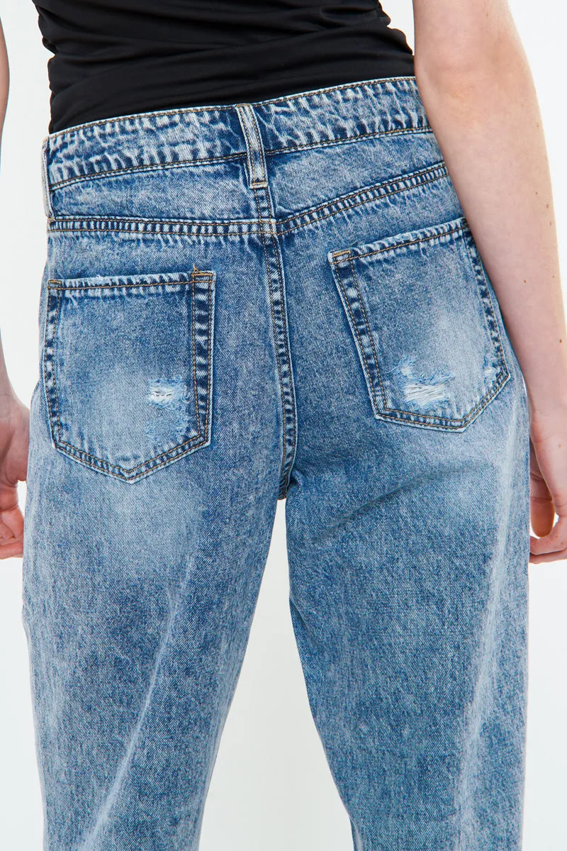 Lucky High Rise Mom Jeans