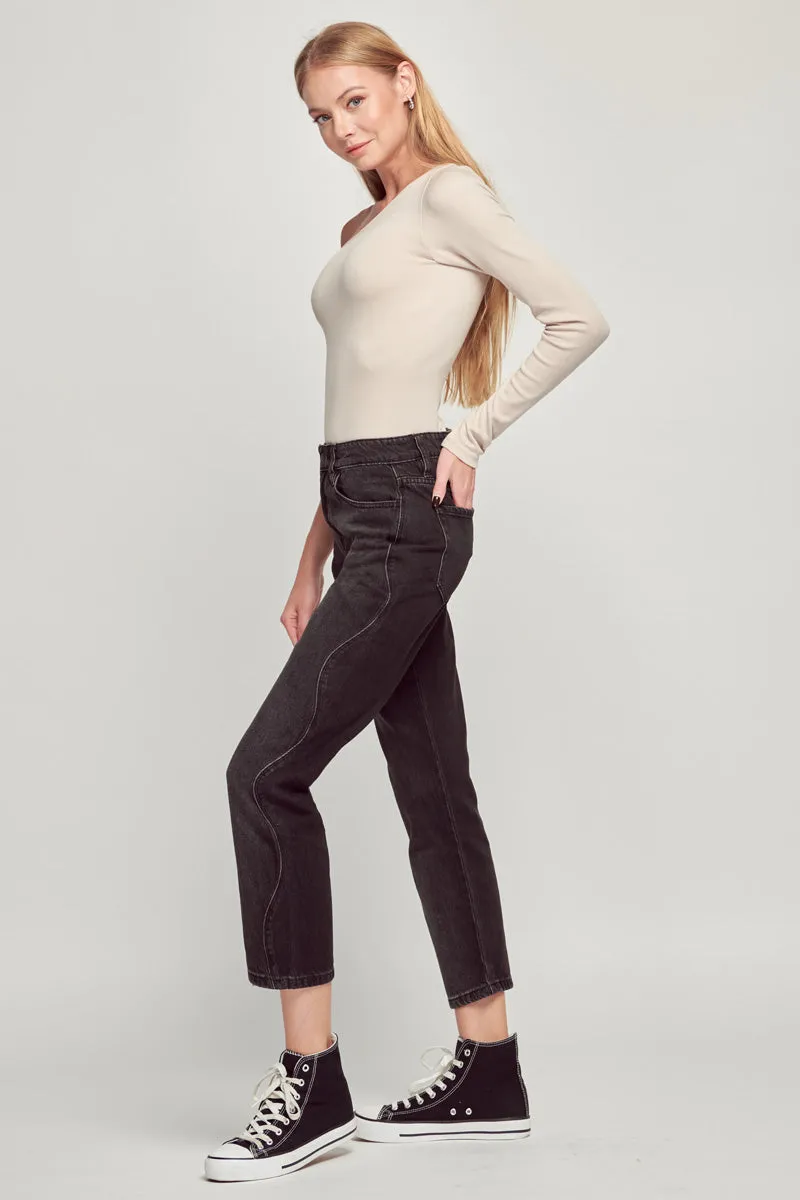 Mia High Rise Mom Jeans