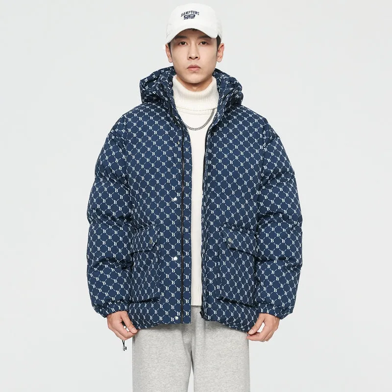 MLB LX05 Monogram Down Jacket - Imperial Navy