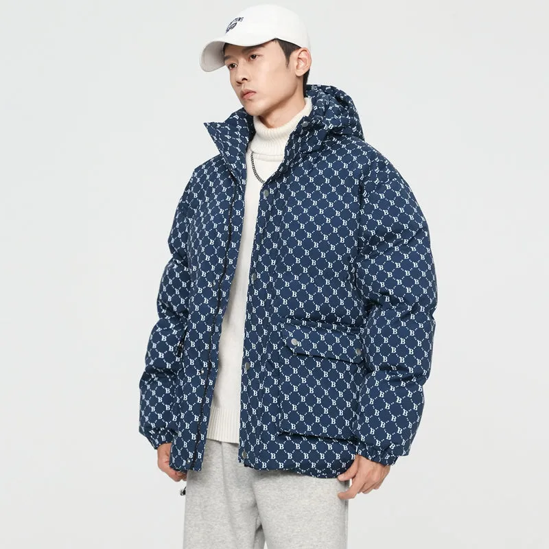 MLB LX05 Monogram Down Jacket - Imperial Navy