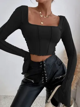 Retro Long Sleeve Top