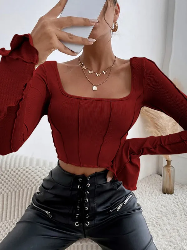 Retro Long Sleeve Top