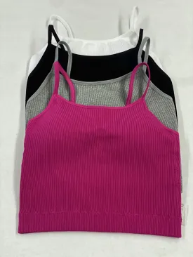 Ribbed Cropped Cami Top