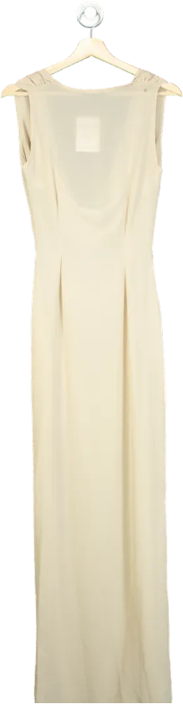Rick Owens Beige Draped Maxi Dress UK 10