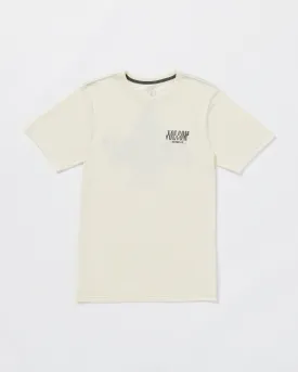 Scrambled Channel Short Sleeve Tee - Off White Heather