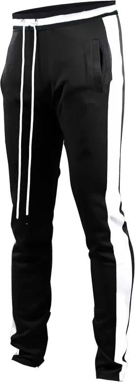 SCREENSHOT-Track Pants S41700 Mens Premium Slim Fit Athletic Fitness Fashion Urban Lifestyle Streetwear Bottoms