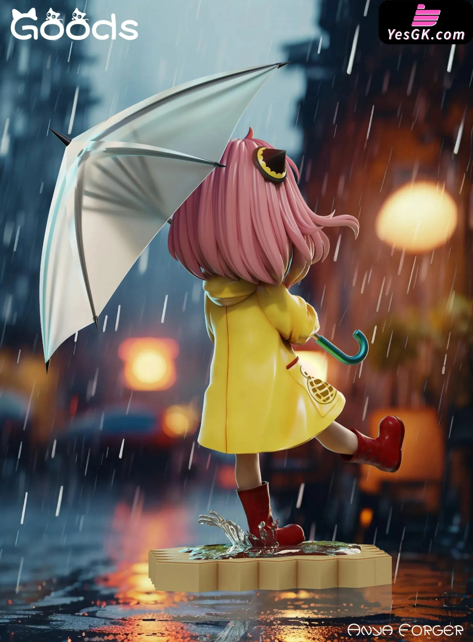Spy x Family Series Raincoat Umbrella Anya Forger GK Statue - GOODS Studio [Pre-Order]