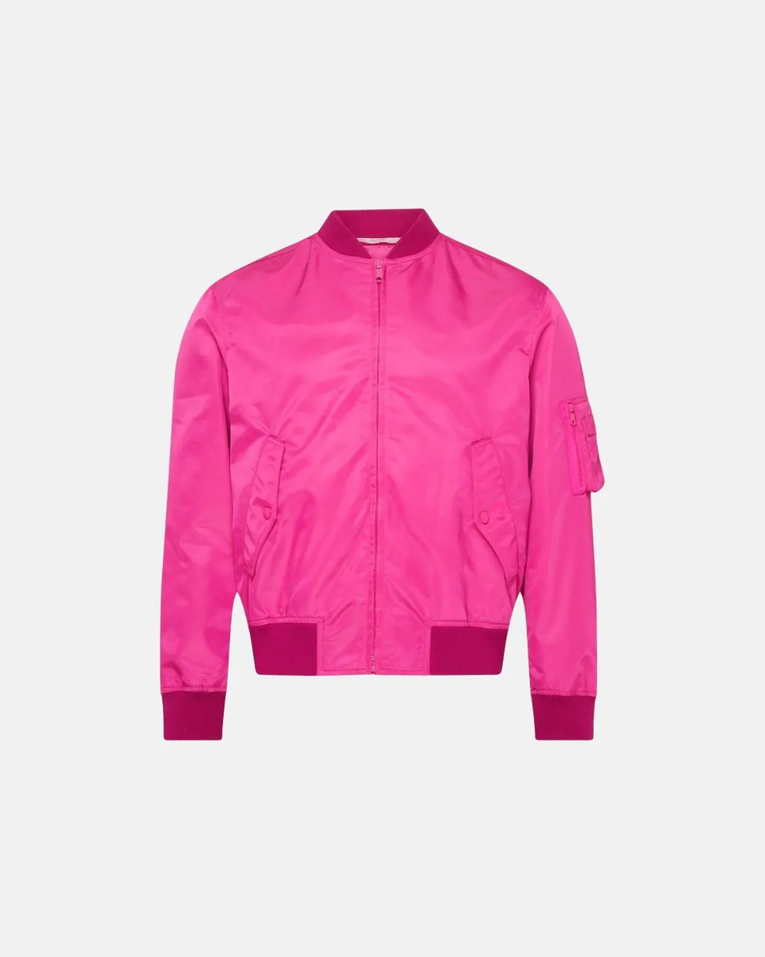 Valentino Nylon Bomber Jacket Pink